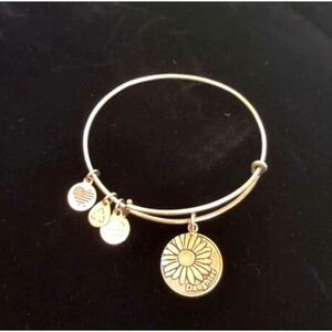 ALEX AND ANI Daughter Charm Bracelet Silver Tone 2016